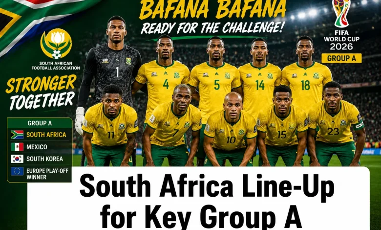 South Africa Line-Up for Key Group A