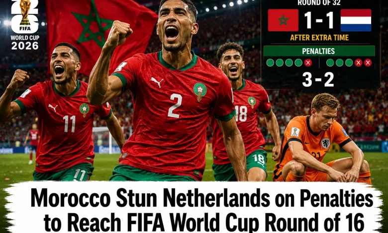 Morocco Stun Netherlands on Penalties