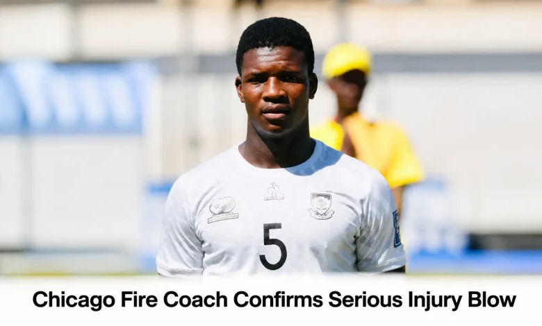Chicago Fire Coach Confirms Serious Injury