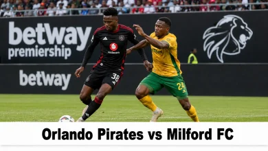 Orlando Pirates vs Milford FC