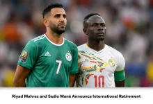 Riyad Mahrez and Sadio Mané