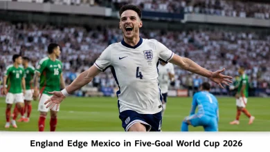 England Edge Mexico in Five-Goal