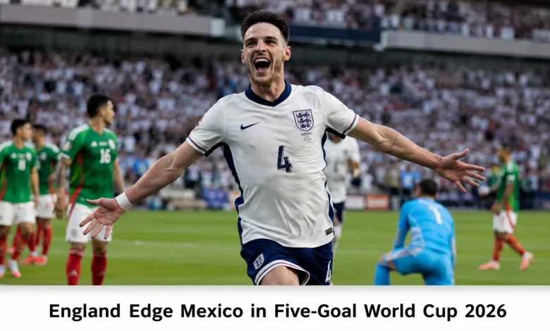 England Edge Mexico in Five-Goal